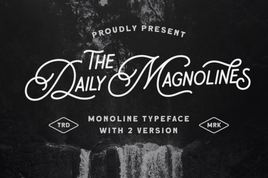 Daily Magnolines Font